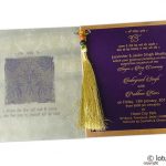 Insert1 of Dazzling Wedding Invitation Card with Beads Dori